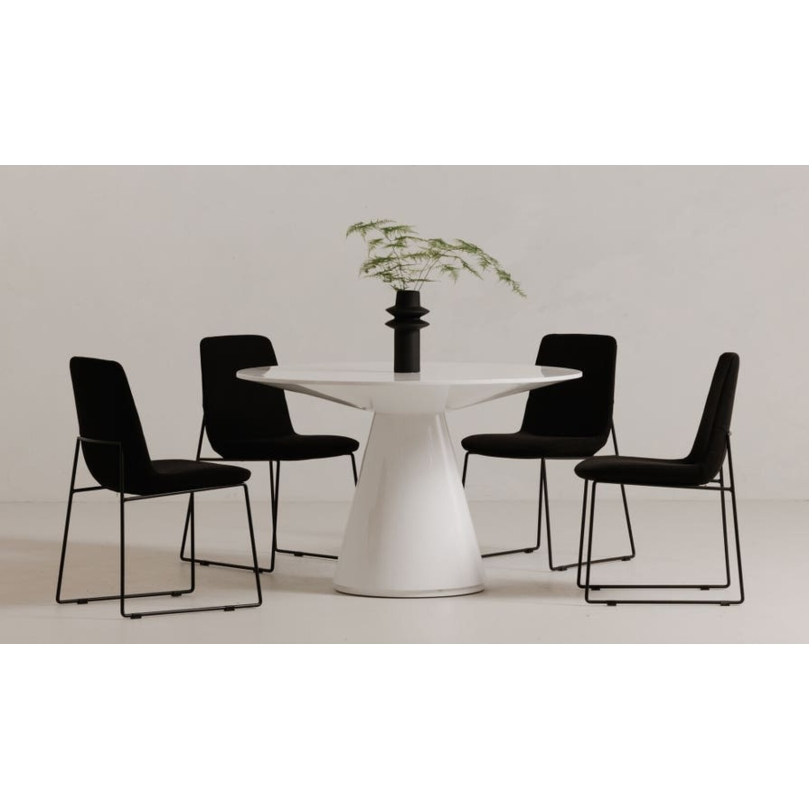 Otago Round Dining Table White 47 inches