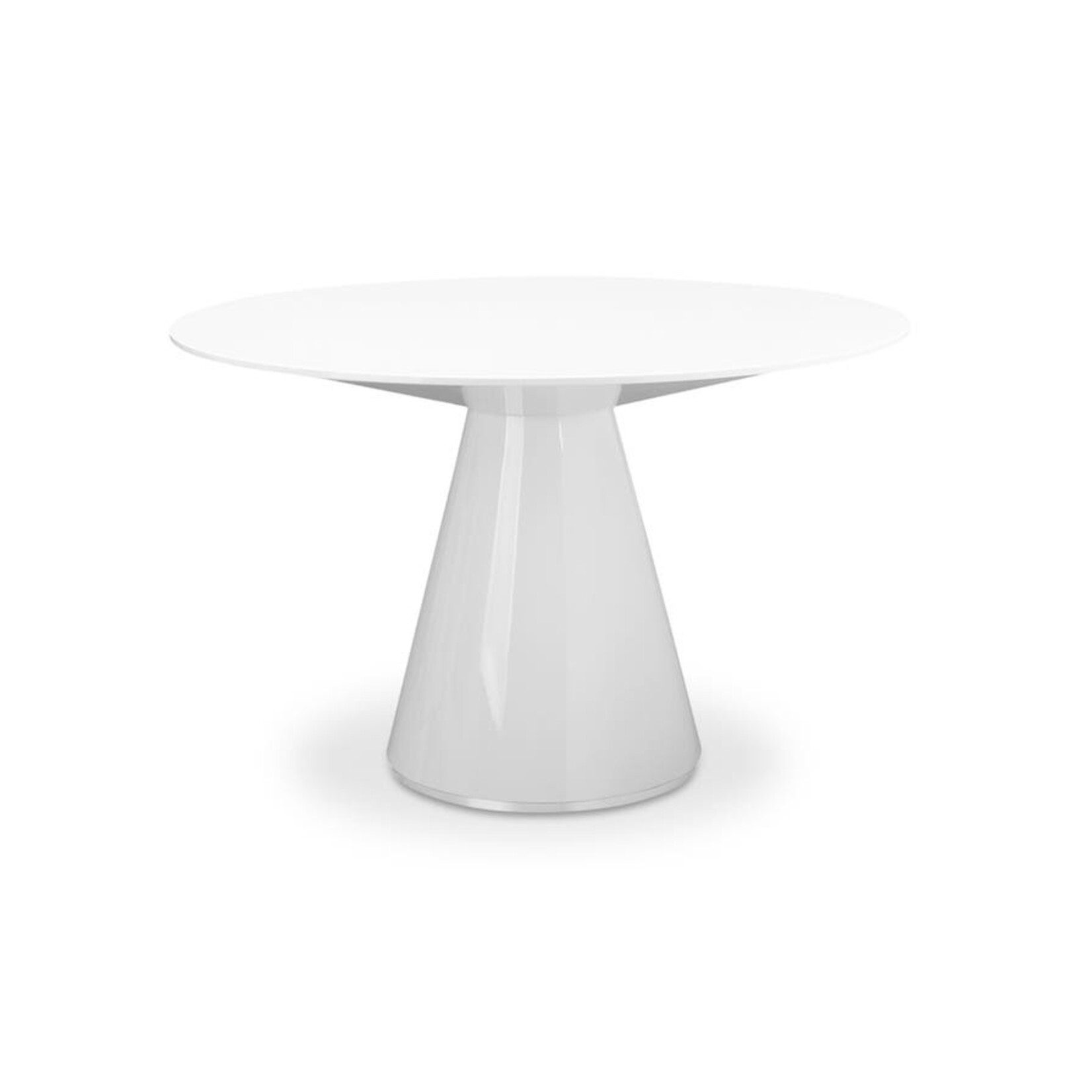 Otago Round Dining Table White 47 inches