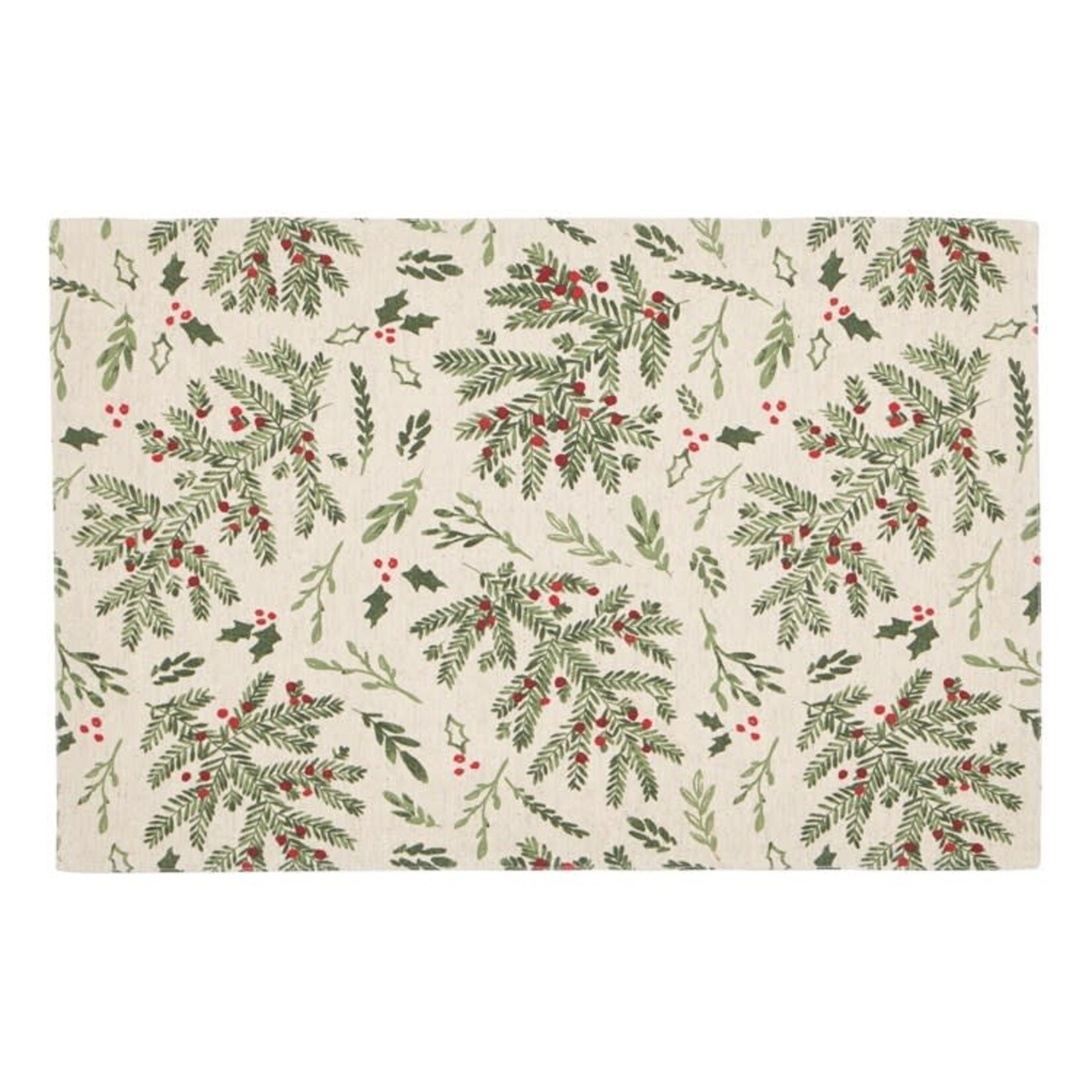 Holly Printed Placemat