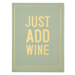 Just Add Wine -Wine Serving Set Book Box