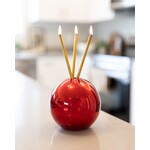 Neva Vase, Red Metallic