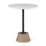 Maxwell Marble Top Side Table