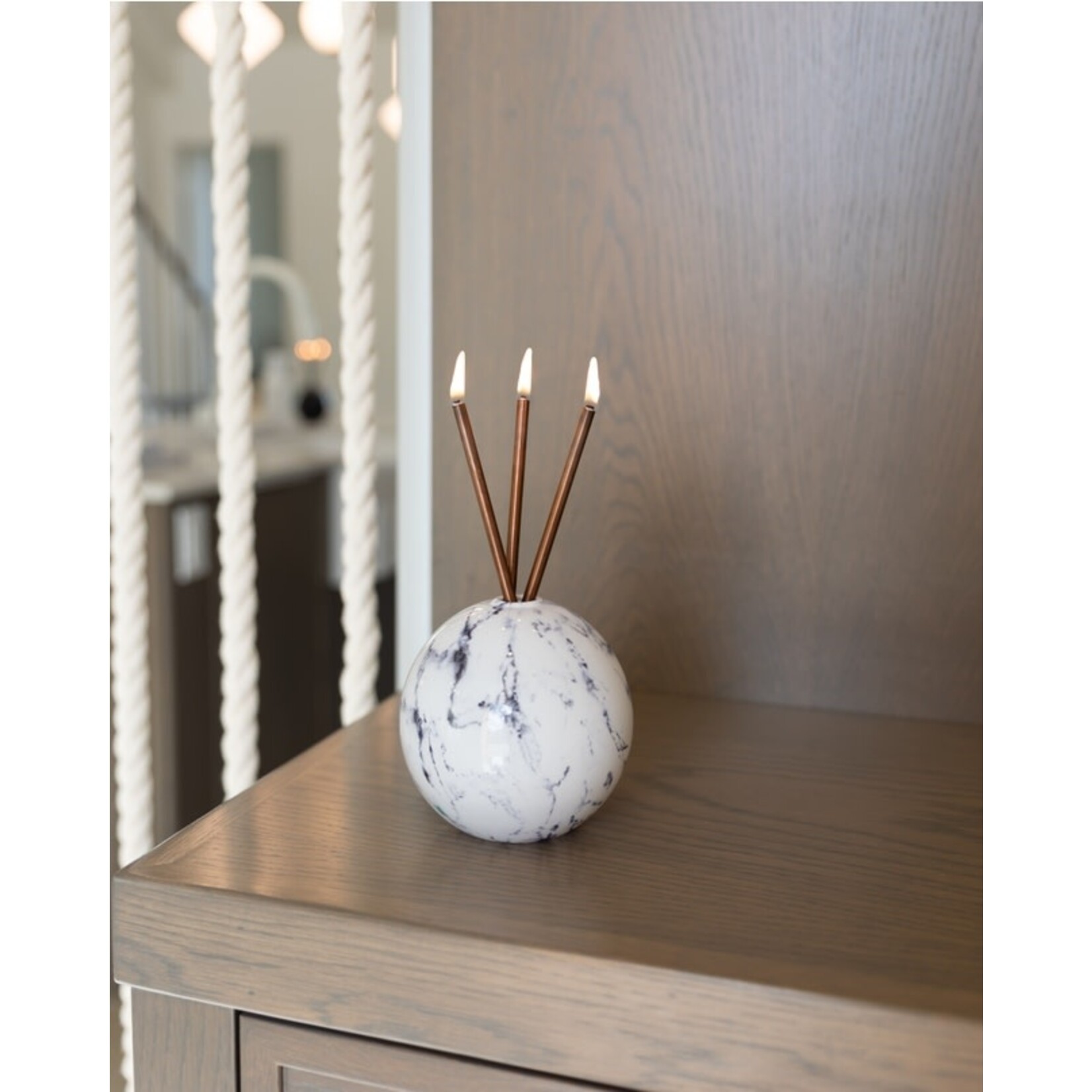 Neva Vase, White Marble