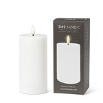 White LED Pillar Candle 3x6"