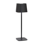 Square Shade LED Table Lamp Light - Black