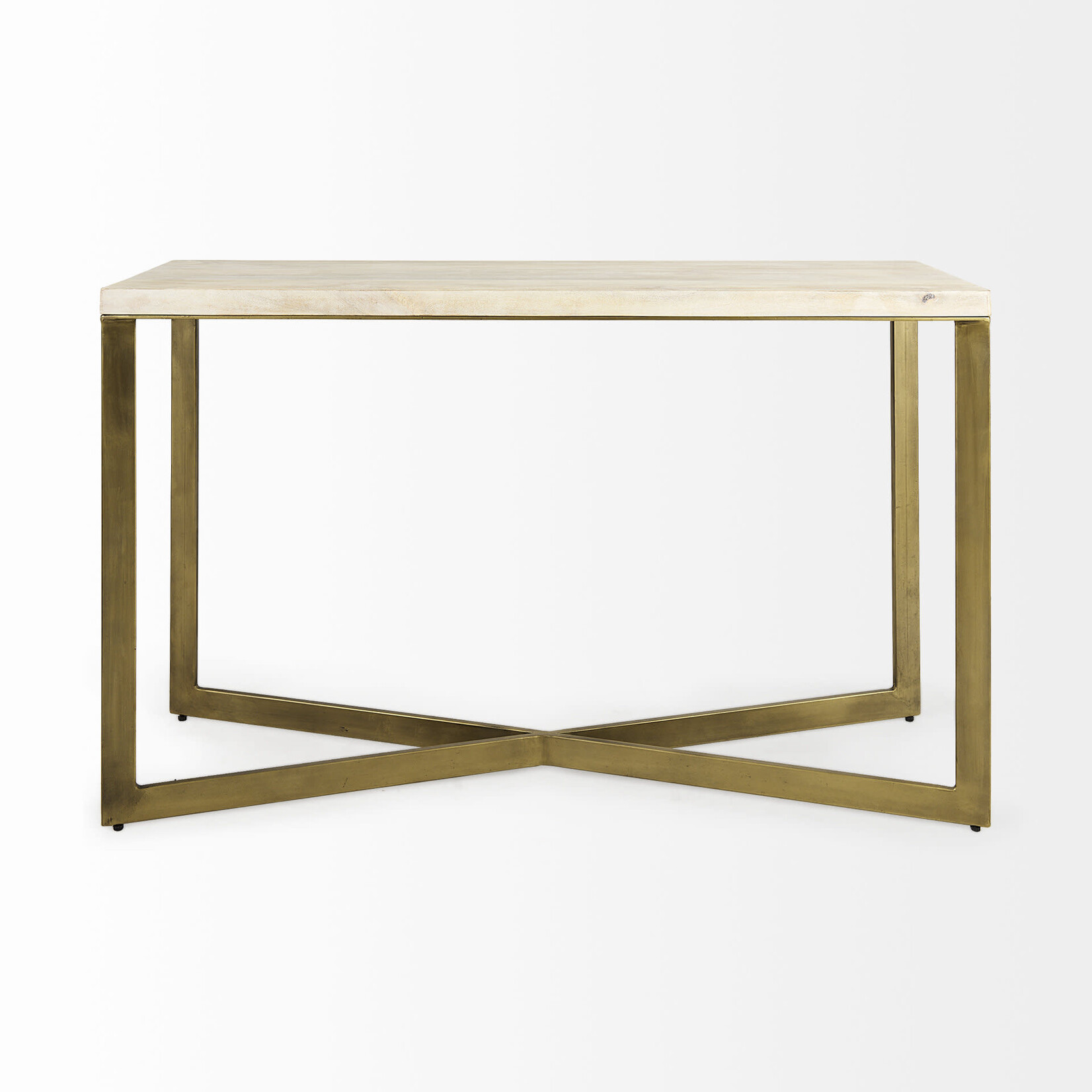 The Faye slender console table  50.0"L x 15.0"W x 30.0"H.