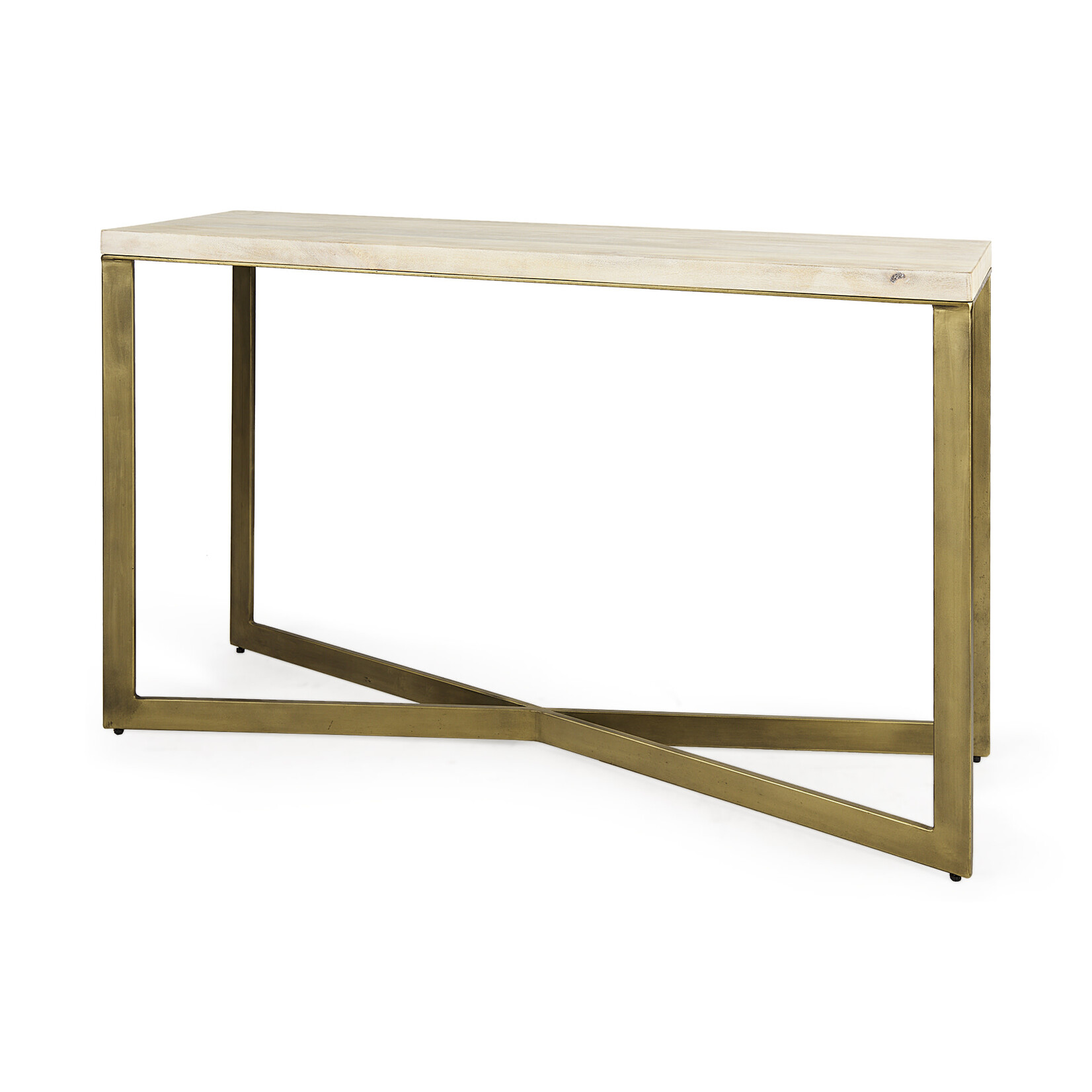 The Faye slender console table  50.0"L x 15.0"W x 30.0"H.