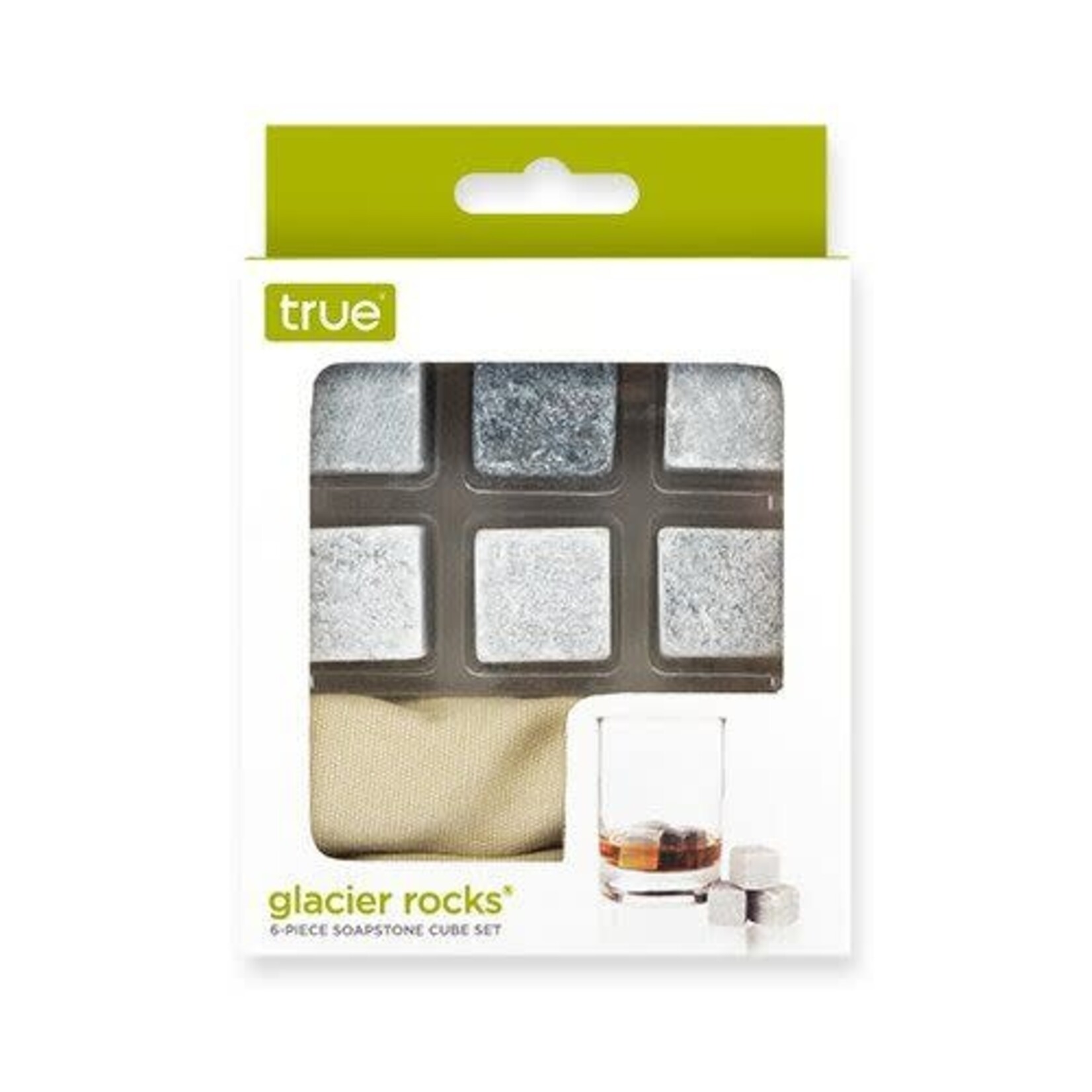 Glacier Rocks 6 Piece Soapstone Cube Set