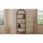 Eero Bookcase Walnut 30.0” W X 16.0” D X 80.0” H