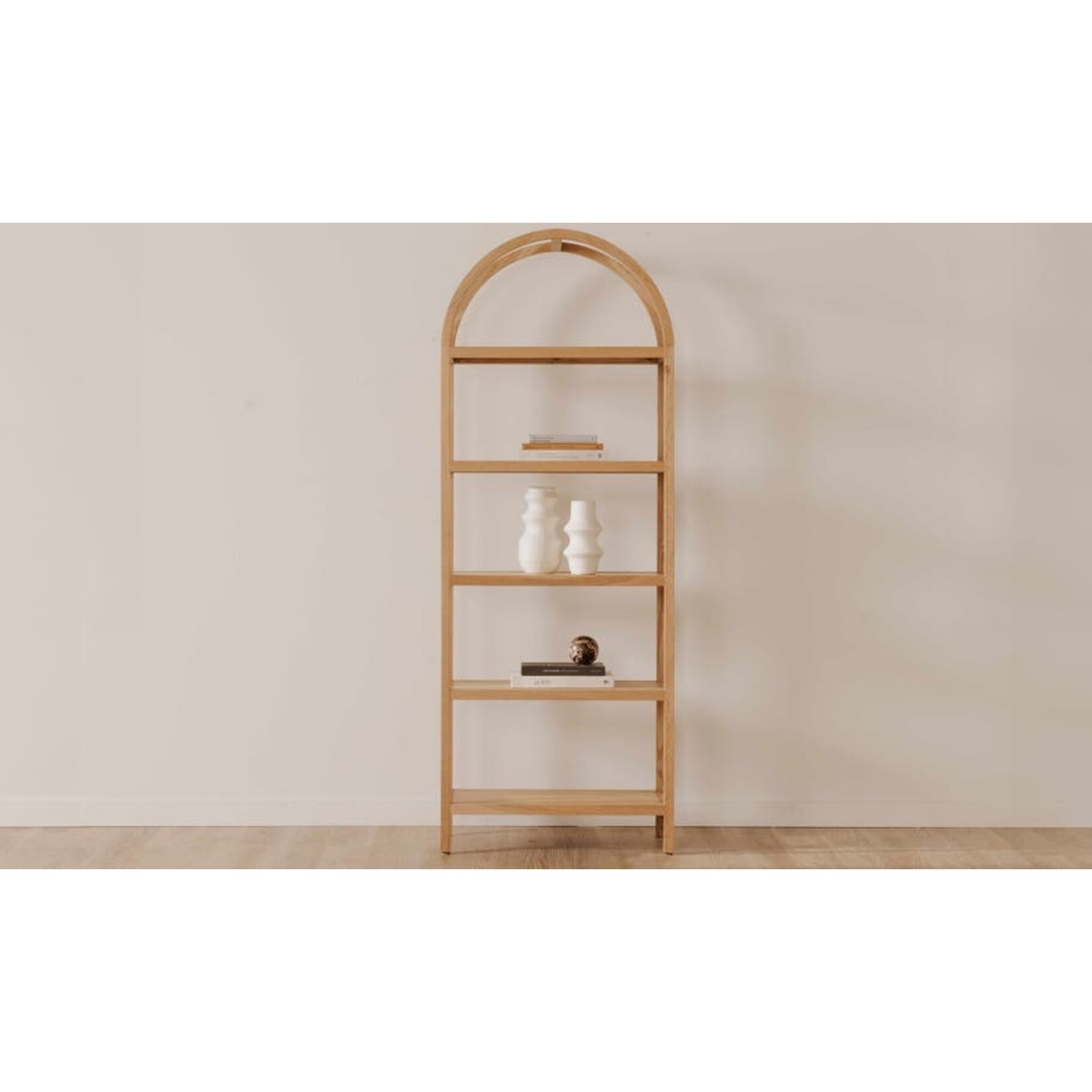 Eero Bookcase Natural - 30.0” W X 16.0” D X 80.0” H