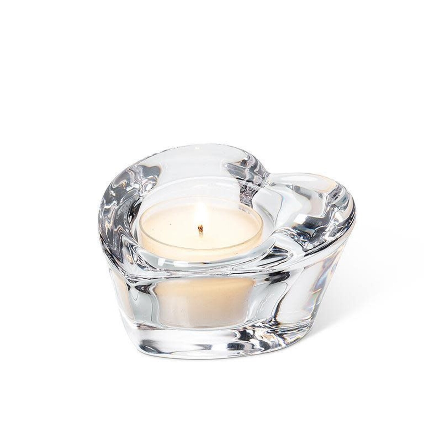 Thick Angle Cut Heart Tealight Holder