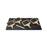 Cheese Slate with Chalk Tags