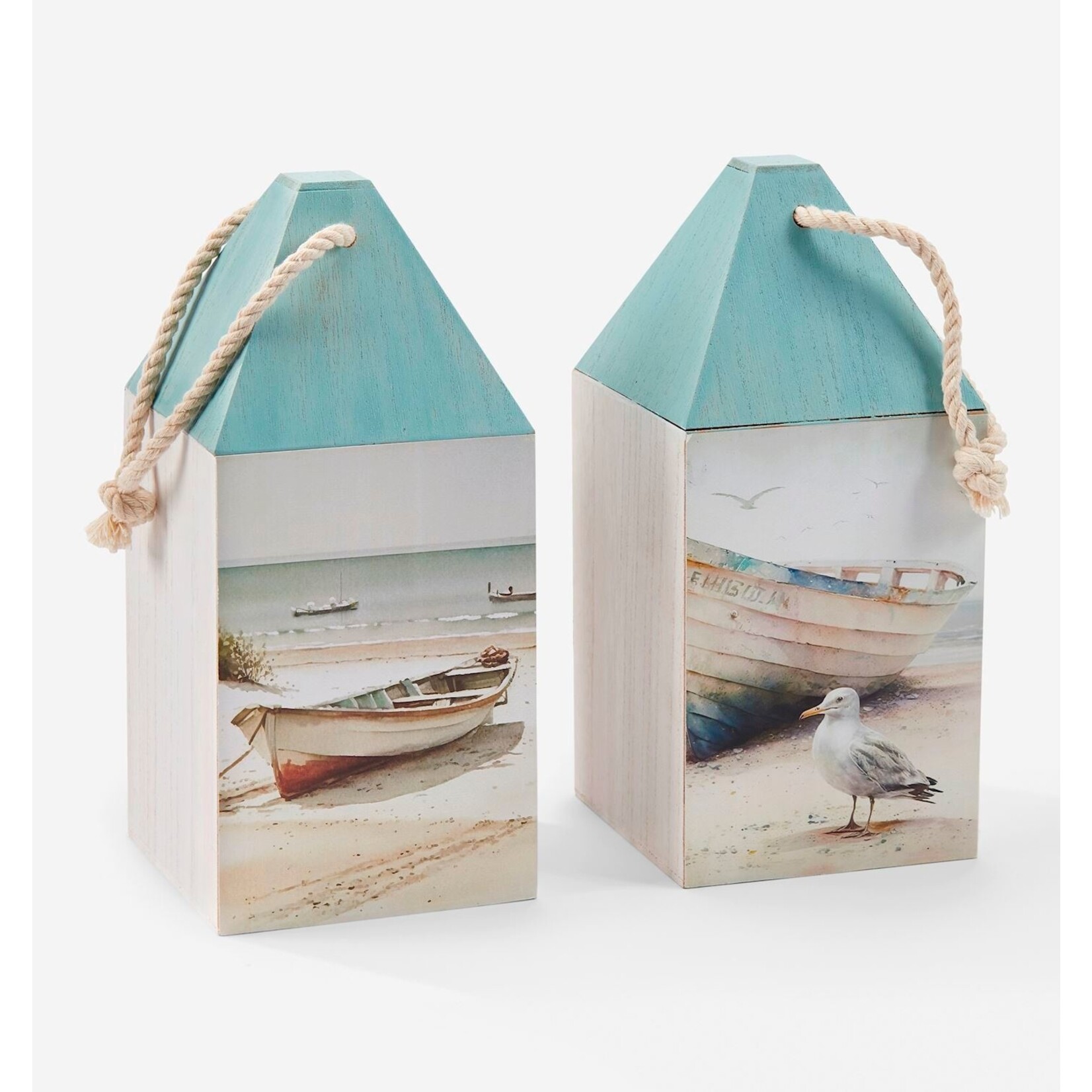 Wood Buoy Door Stopper