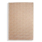 Beige Geometric Outdoor Rug