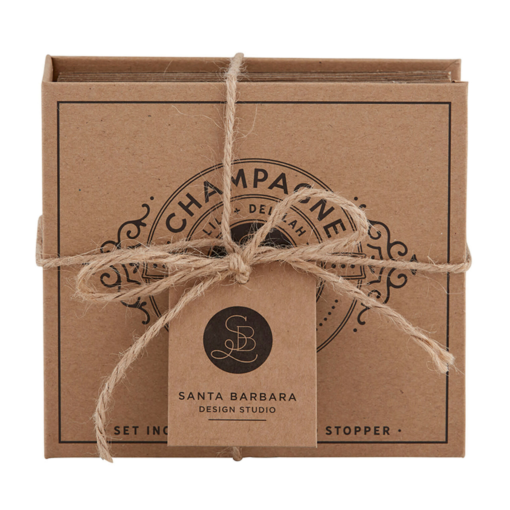 Champagne Stopper Book Box - Champagne Please