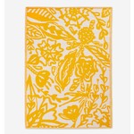Yellow & White Outdoor Rug 4'x6'