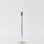 Gold Taper Candle Holder 13"H