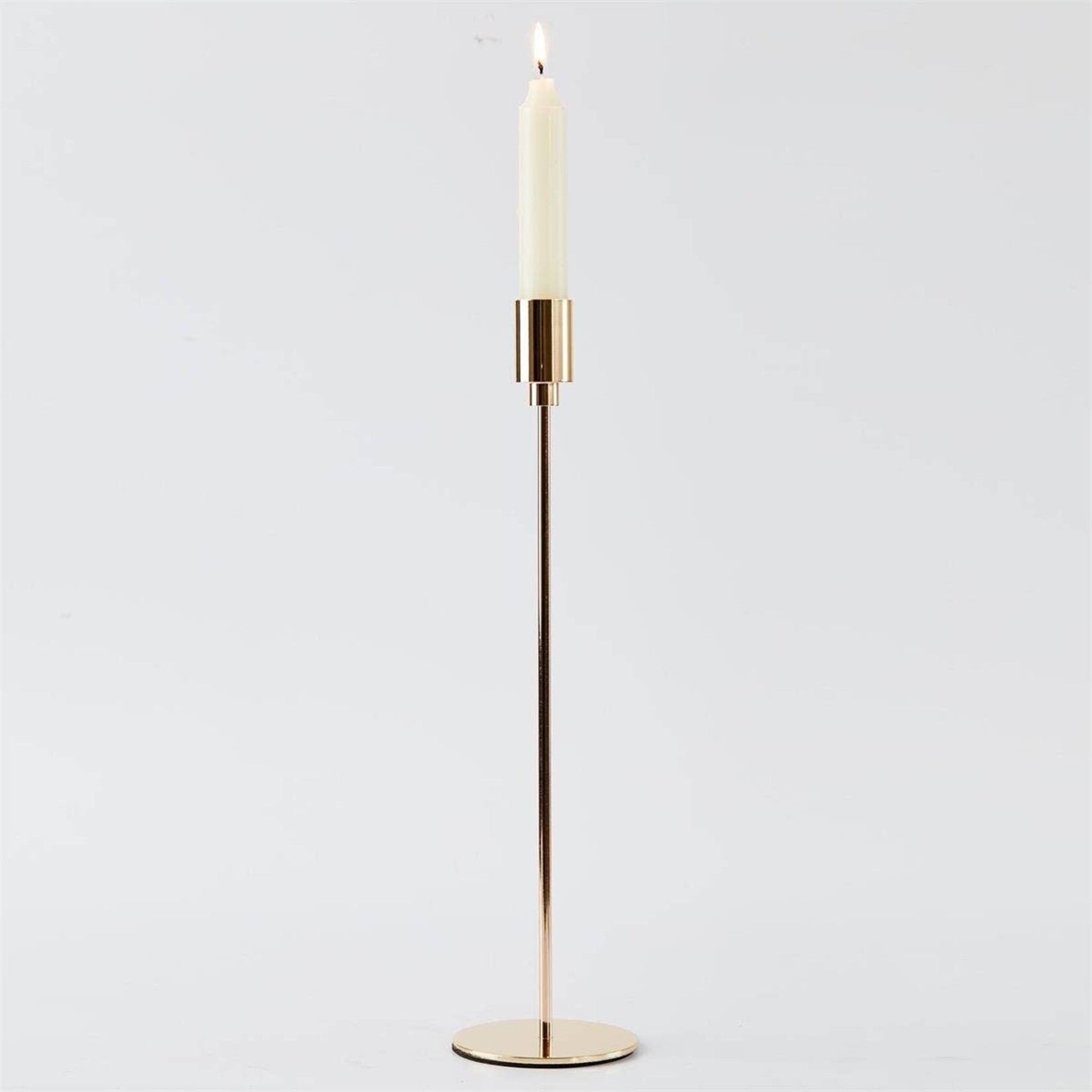 Gold Taper Candle Holder 13"H