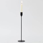 Black Taper Candle Holder 13"H