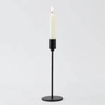 Black Taper Candle Holder 9"H