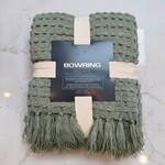 Millie Textured Chenille 50" x 60" Throw - Sage