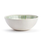 Serve Bowl - Green Plaid Large