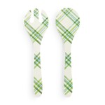 Serving Utensil - Green Plaid