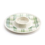 Chip & Dip Server - Green Plaid