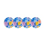 Small Sunburst Plates - Set of 4