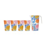 Sunburst Jug & Tumblers - 5 Piece Set