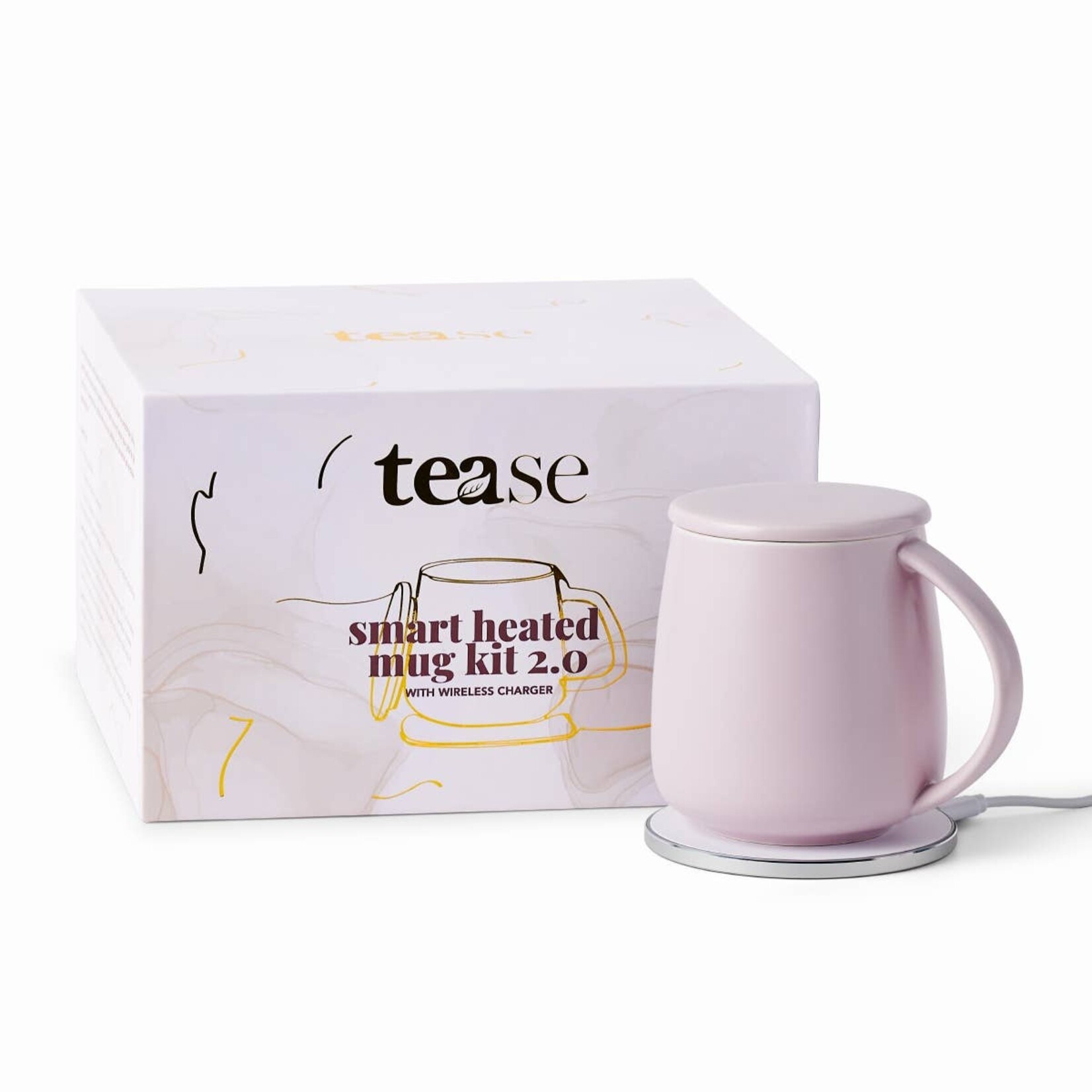 Smart Heated Mug Kit - Verbena Pink
