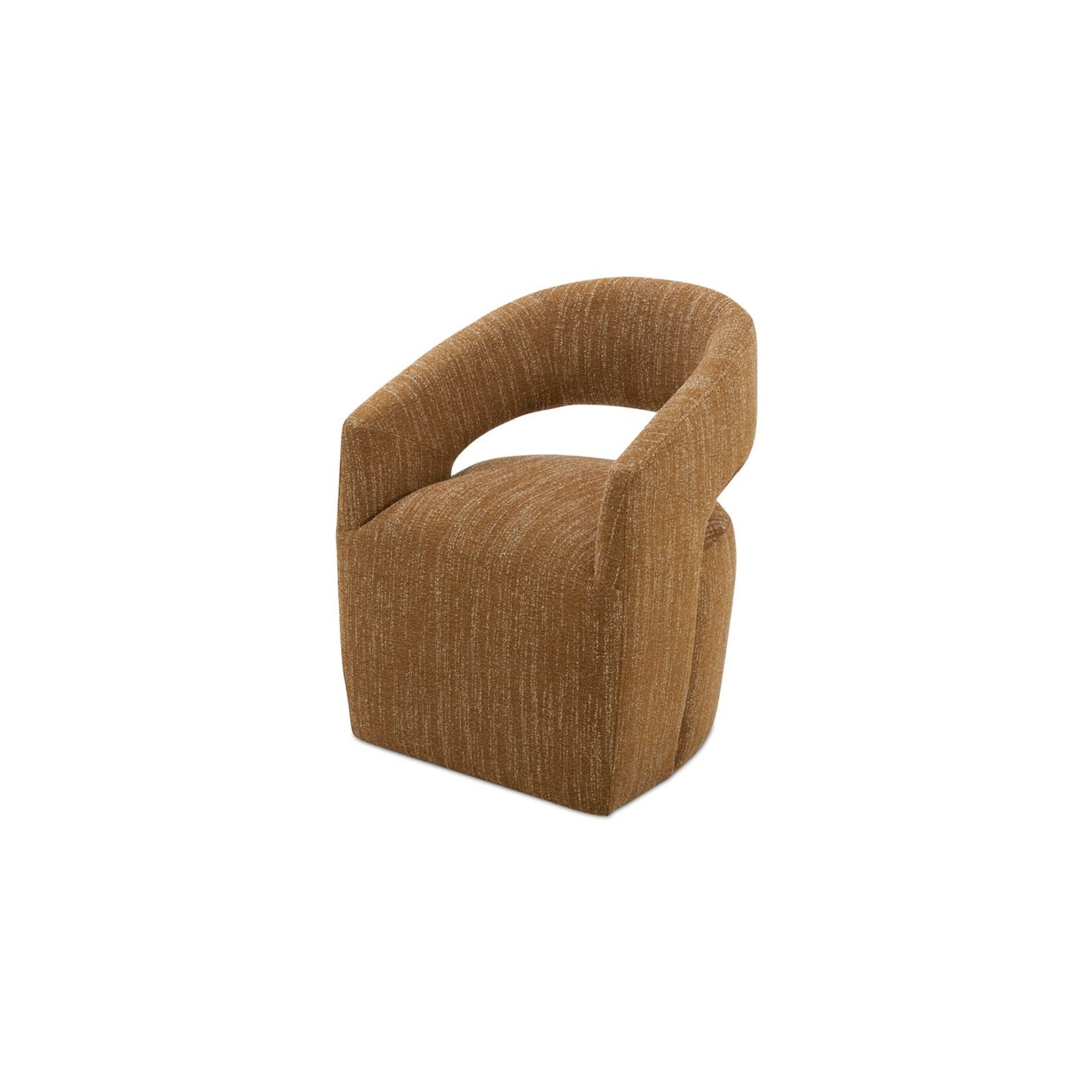 Barrow Rolling Dining Chair Amber Glow
