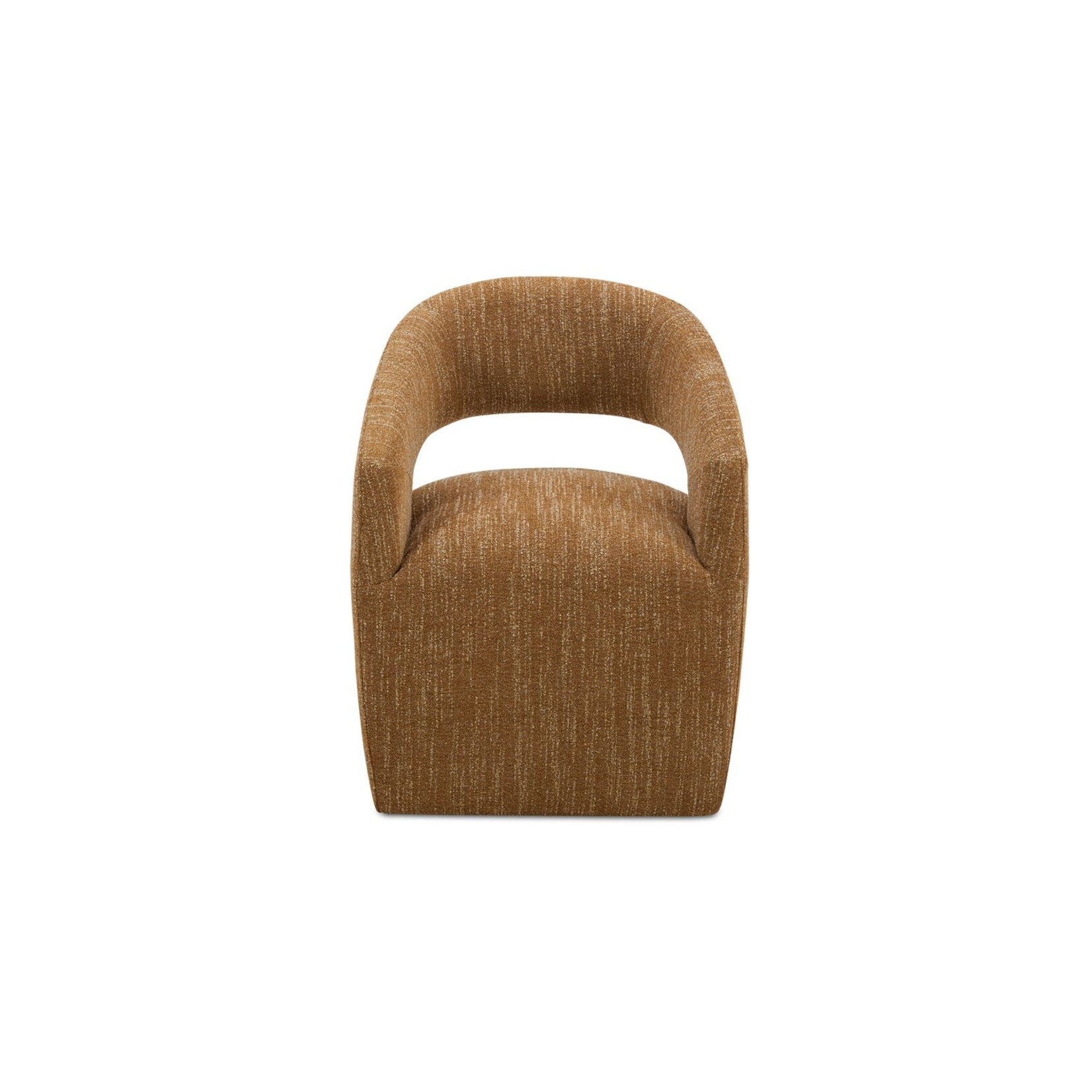 Barrow Rolling Dining Chair Amber Glow