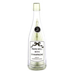 Acrylic Champagne Bottle & Glasses - Pairs Well