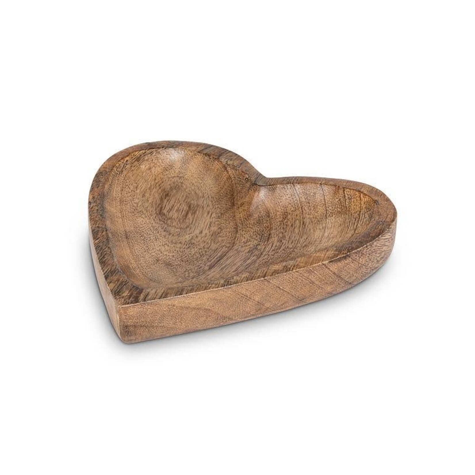 Small Wood Heart Plate