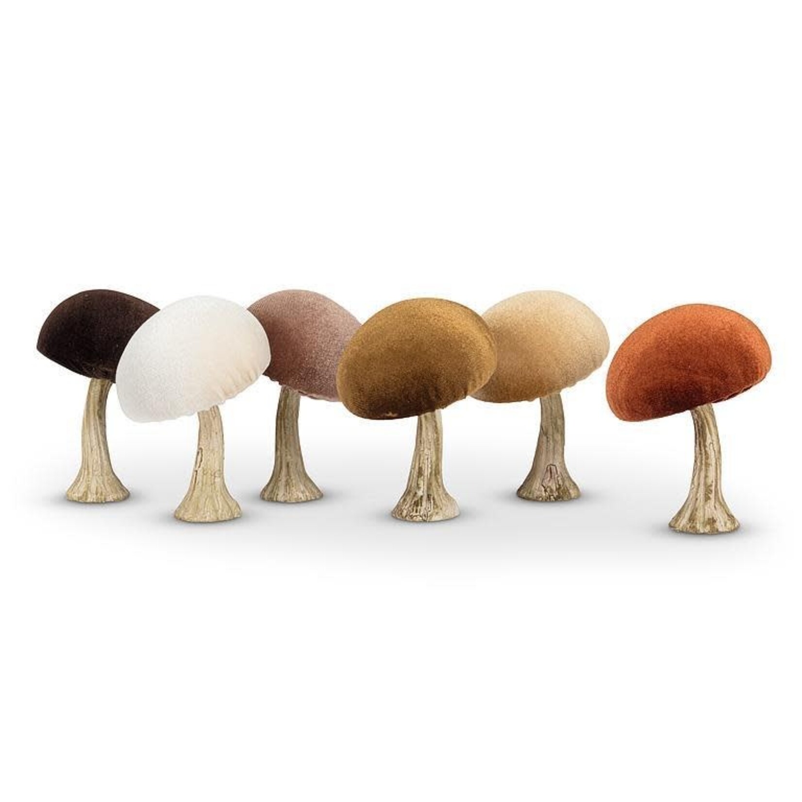 Velvet Mushrooms Assorted Colours