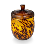 Woodfire Glass Acorn Candle