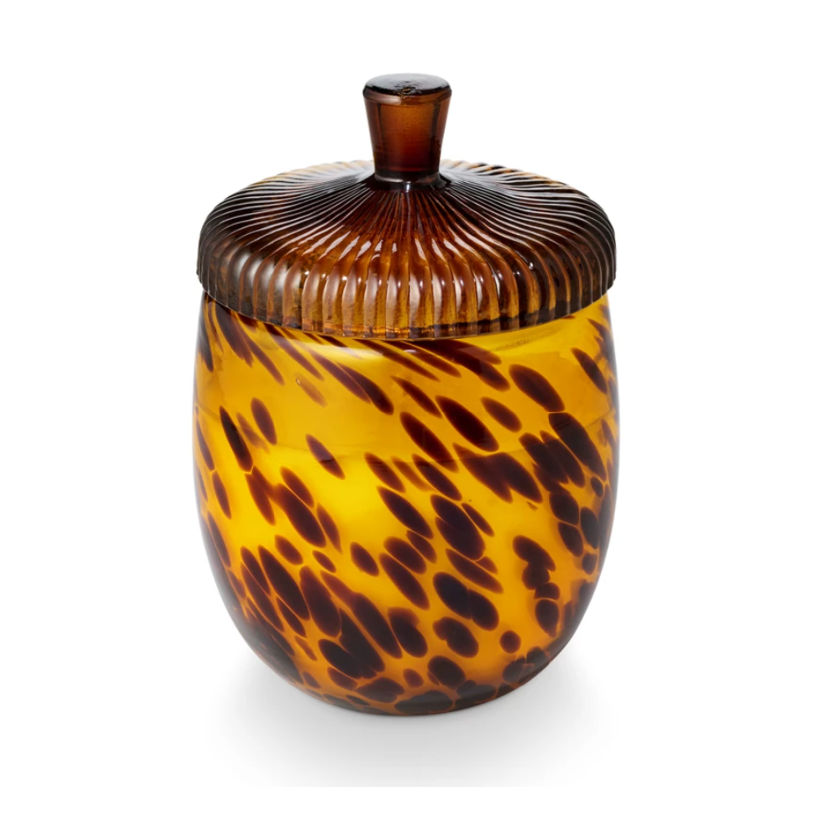 Woodfire Glass Acorn Candle
