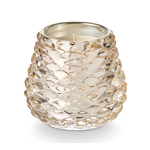 Winter White Glass Pinecone Candle