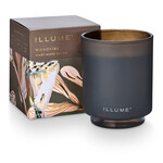 Boxed Glass Candle Woodfire