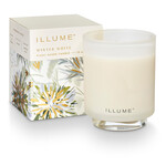 Boxed Glass Candle Winter White