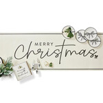 Paper Table Runner - Merry Christmas