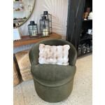 Plush Faux Fur 12" x 18" Pillow - Caramel