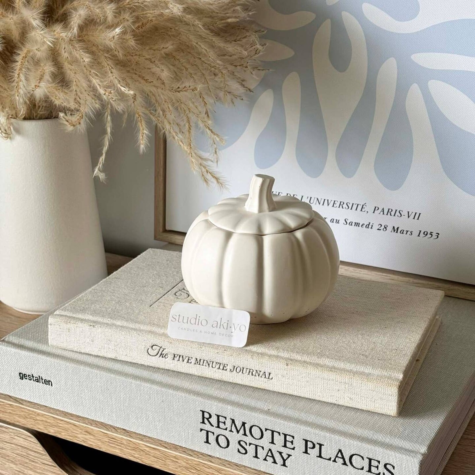 Pumpkin Chai Soy Wax Candle | Cozy Pumpkin Fall Autumn Home