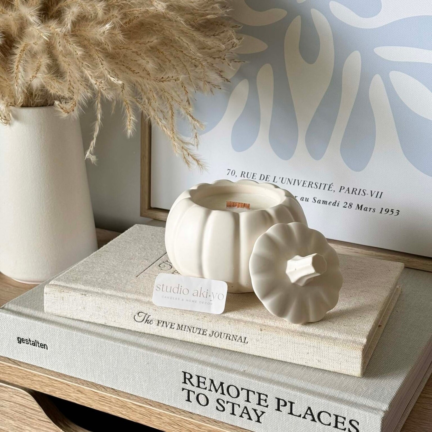 Pumpkin Chai Soy Wax Candle | Cozy Pumpkin Fall Autumn Home
