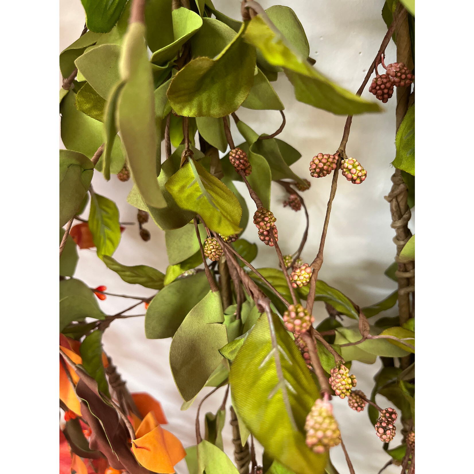 Garland Fall Leaves 60" with Mini Berries