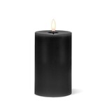 Black LED Pillar Candle 3 x 5"