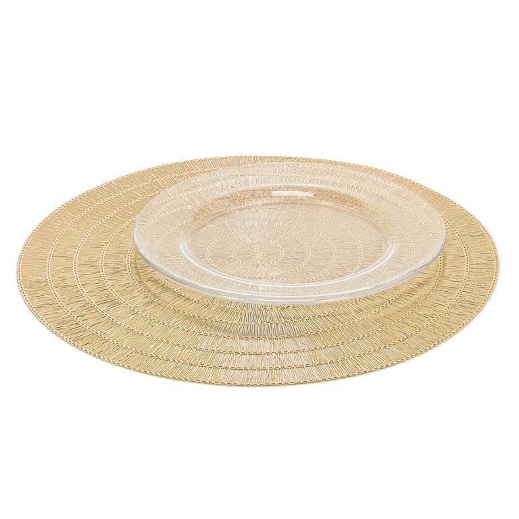 Gold Round Placemat