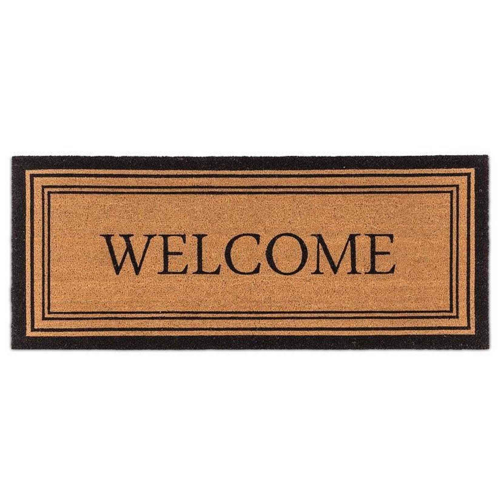 Long Welcome Doormat with Border