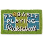 Playing Pickleball Doormat